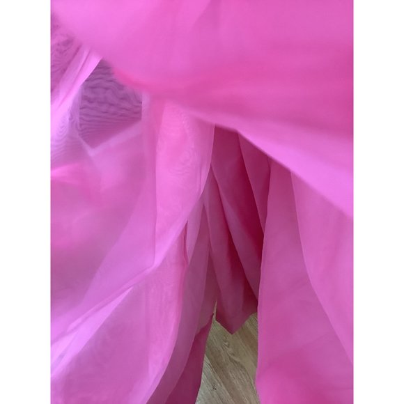 1970's Pink Ruffle Dress - Picture 13 of 16